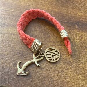 Lilly Pulitzer Braided Bracelet with Gold Charm